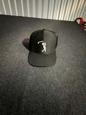 Bogey Bros Bogeyman‎ Black Performance Mesh Snapback Hat